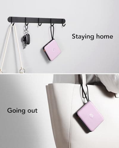 VRURC Portable Charger with Built-in Cable, 10000mAh Power Bank, 22.5W/PD20W Fast Charging USB C Battery Pack for iPhone 16 15 14 Samsung Galaxy S25 S24 S23 S22 Android Airpods, Purple(1 Pack) 5