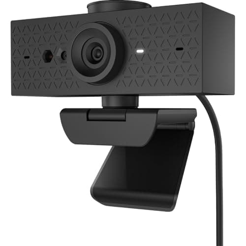HP 625 Webcam - 4 Megapixel - 60 fps - USB Type A - 1920 x 1080 Video - Auto-Focus - 92° Angle - Microphone - Windows 11