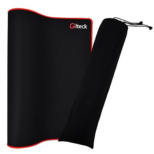 Gaming Mouse Pad XXXL/Extended Large Mat Pad 36"x16.5" GLTECK Mousepad Long Non-Slip Rubber Mice Pads Stitched Edges with Portable Bag 6