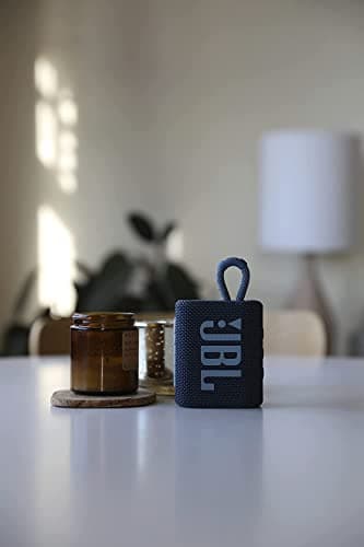 JBL Go 3 - Portable Bluetooth Speaker, Built-in Battery, Waterproof and Dustproof Feature JBLGO3BLUAM, Bonus Keychain LED Included - Blue 5