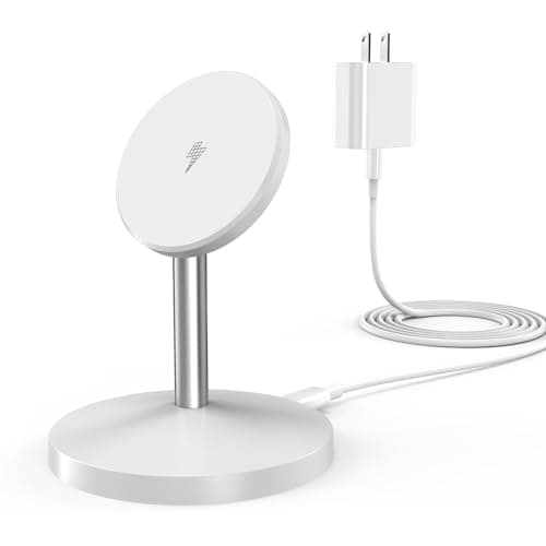 Magnetic Wireless Mag Safe Charger iPhone Stand,Magnet Wireless iPhone Charger Stand 6FT Fast Mag-Safe Charging Station Pad for Apple iPhone 16 Pro Max/16/16 Plus/15 Pro Max/14/13/12,AirPods Pro 2/3/4
