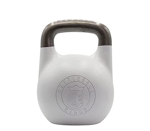 Kettlebell Kings Competition Kettlebells Weight (35mm handle) 40 KG - Hand weights Workout Gym Equipment and Strength training sets for Women and Men - Weights set for Home Gym (8-48KG)