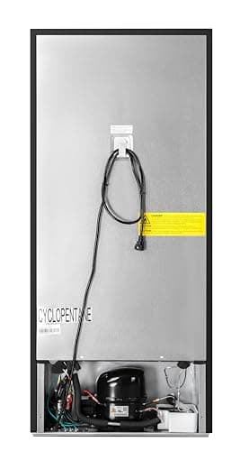 KoolMore 7 Cu. Ft. Garage Ready Convertible Upright Manual Defrost Freezer/Refrigerator in Stainless Steel 10