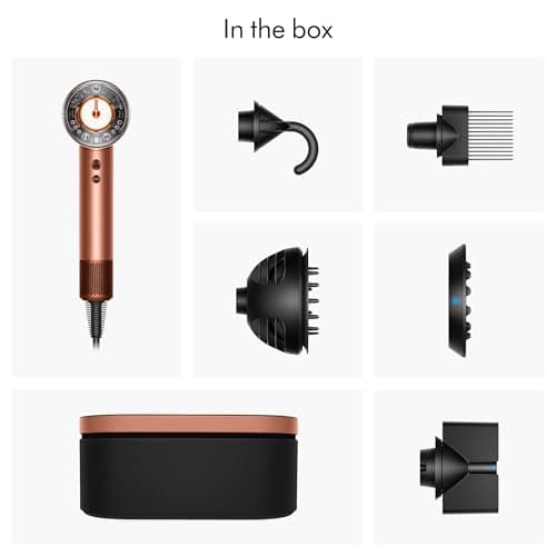 Dyson Supersonic Nural™ Hair Dryer, No Heat Damage, 5 Intelligent attachments with Diffuser & Styling Concentrator, Scalp Health, All Hair Types 12