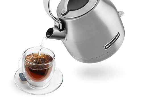 KitchenAid KEK1222SX 1.25-Liter Electric Kettle - Brushed Stainless Steel, Small 5