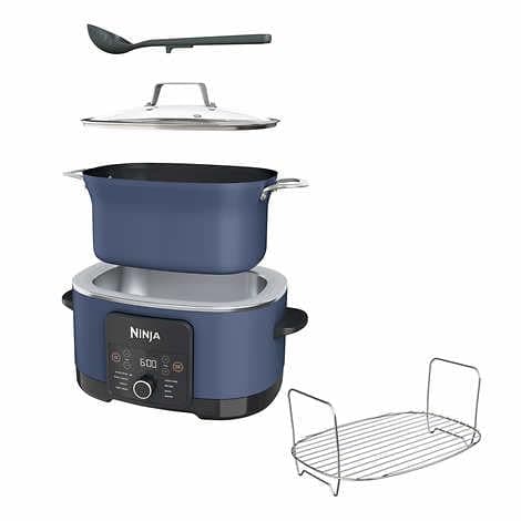 Ninja Foodi PossibleCooker PRO 8.5 Quart Multi-Cooker, with 8-in-1 Slow Cooker, Dutch Oven, Steamer & More, Glass Lid & Integrated Spoon, Nonstick, Oven Safe Pot to 500°F, Navy (Blue) 6