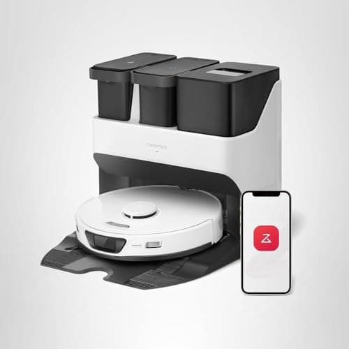 roborock S7 Max Ultra Robot Vacuum and Mop Combo, Auto Mop Drying and Washing, Self-Emptying and Refilling, 5500Pa Suction, Reactive Tech Obstacle Avoidance, White (RockDock Ultra Series) 9