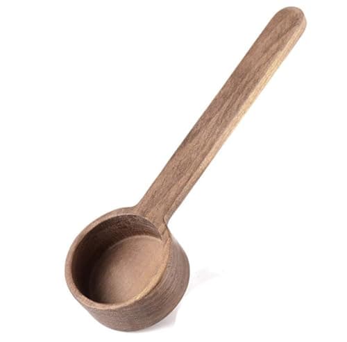CISHNOU Wooden Scoops for Canisters, Coffee Scoop,Korean Style 6.61 inch Wooden Coffee Ground Spoon, Measuring for Ground Beans or tea, Soup Cooking Mixing Stirrer Kitchen Tools Utensils