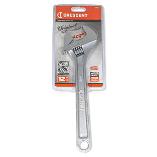 Crescent 12" Adjustable Wrench - Carded - AC212VS, Chrome 8
