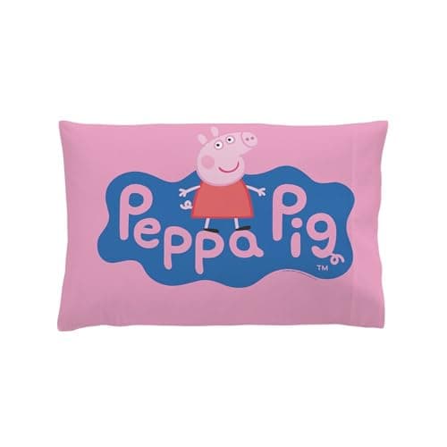 CafePress Peppa Pig Standard Size Pillowcase, Lumbar Pillow Cover Fleece