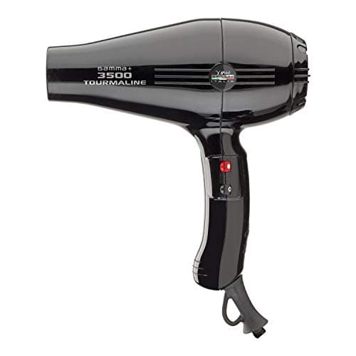 GAMMA+ 3500 Professional Salon Tourmaline Ionic Hair Dryer, 2 Nozzles, 6 Heat Settings, Black 6