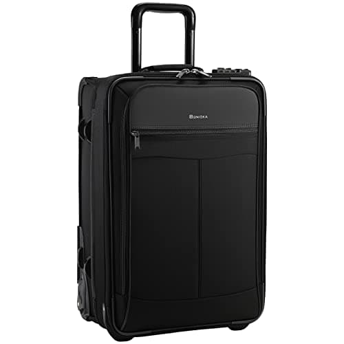 RackVibe Rolling Garment Bag with Wheels, Garment Bags with Built-in TSA Lock, 22 Inch Suit Bag travel Suitcase Luggage 2 in 1 for Business Travel Essentials Black