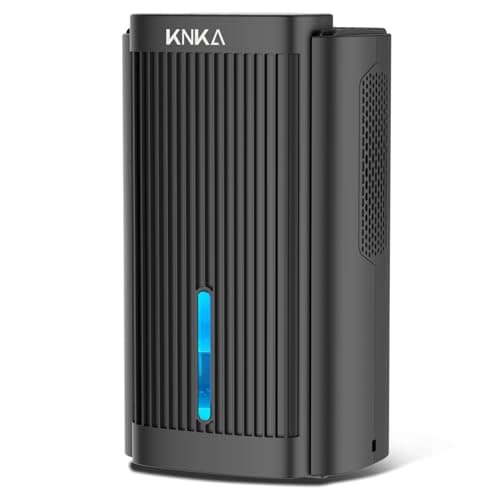 Dehumidifier,95 OZ Water Tank, (1000 sq. ft) Quiet Dehumidifier for Basement, Bathroom, RV, Closet, Bedroom with Auto Shut Off, Sleep Mode,7 Colors LED Light, Dehumidifiers for Home (Black）