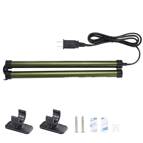 ZARPAX Gun Safe Dehumidifier Rod | Dehumidifier Rod For Enclosed Spaces, Gun Safe & Vault, Cabinets | Protect Valuables & Stop Humidity & Moisture | Foldable Design & 2 Mounting Brackets | 24''/61cm