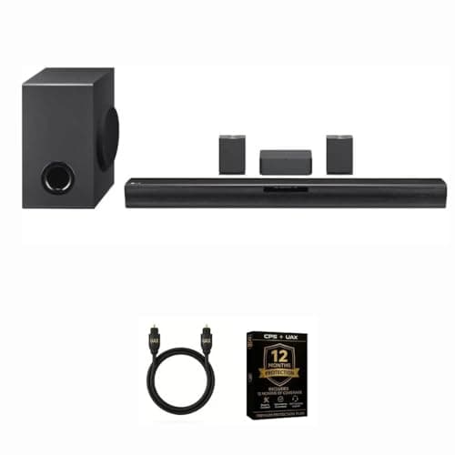 LG SQC4RKIT1 4.1 Channel Home Theatre Soundbar System, Wireless Subwoofer & Rear Speakers, Dolby Digital, Bluetooth