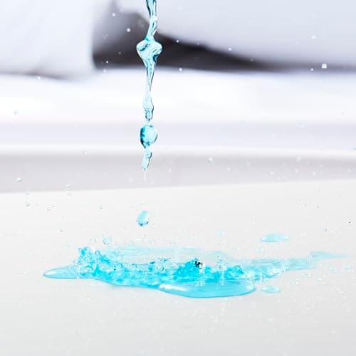 Amazon Basics Waterproof Mattress Protector, Queen, White 6