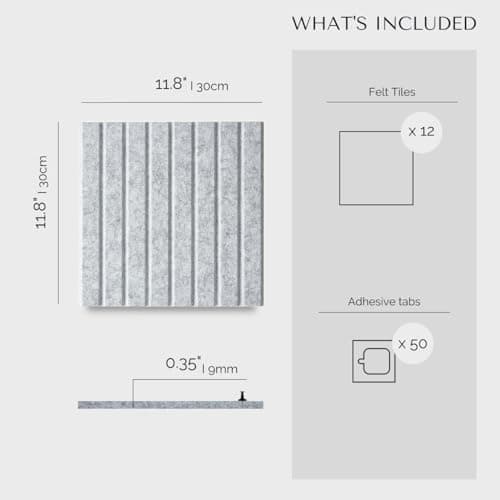 VIVELDA Large Bulletin Board 48x36- Office Wall Organizer Replace Your Old Cork Boards for Walls for Office Decor -12-Pack Felt Wall Panels to Use in Home Office Decor, Classroom Decor (Marble) 5