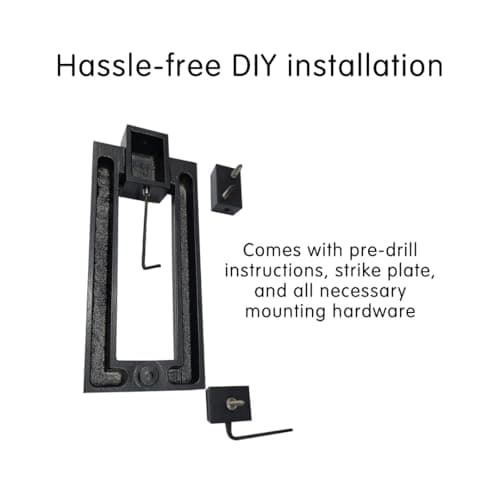 Taymor Modern Door Knocker (Matte Black) 5