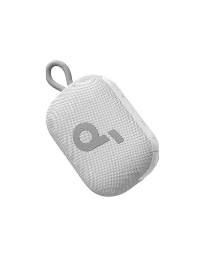 soundcore Select 4 Go Bluetooth Shower Speaker by Anker, IP67 Waterproof/Dustproof, Portable, Wireless, 20H Playtime, Floatable, Powerful Sound, Electronics for Outdoors/Home/Office/Travel/Party-White