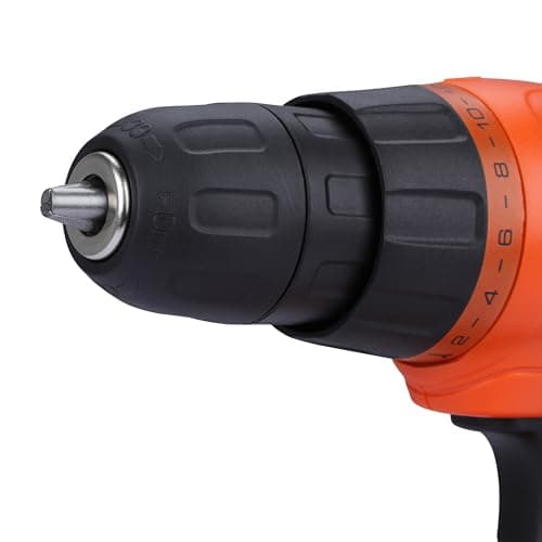 BLACK+DECKER 20V MAX Drill & Home Tool Kit, 34 Piece (BDCD120VA), Orange 14