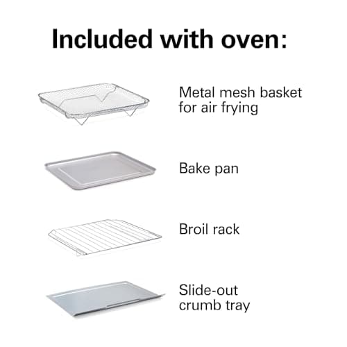 Hamilton Beach Sure-Crisp Toaster Oven with Air Fryer 8