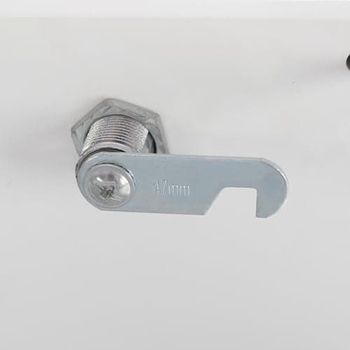 File Cabinet - 2-Drawer Cabinet with Lock and Deep Drawer Storage - Rolling Filing Cabinet for Under The Desk, Home, or Office by Lavish Home (White) 13