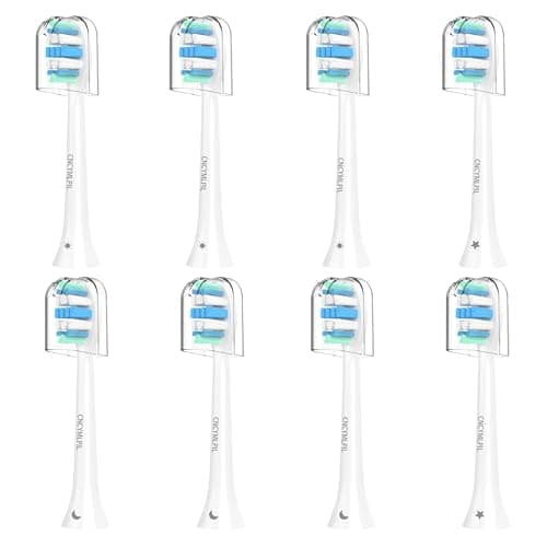 Replacement Toothbrush Heads for Philips Sonicare Replacement Heads, Electric Replacement Brush Head Compatible with Phillips Sonicare Electric Toothbrush, 8 Pack