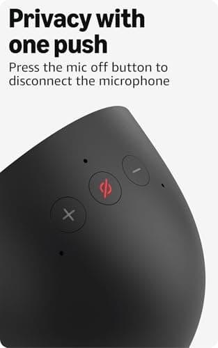 Amazon Echo Spot (newest model), Great for nightstands, offices and kitchens, Smart alarm clock, Designed for Alexa+, Black 7