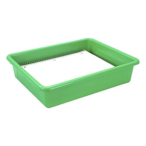 Storex Letter Size Flat Storage Tray – Organizer Bin for Classroom, Office and Home, Assorted Colors, 5-Pack (62514E05C) 6
