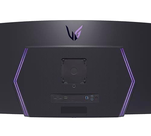 LG 45GS95QE Ultragear OLED Curved Gaming Monitor 45-Inch WQHD 800R 240Hz 0.03ms DisplayHDR True Black 400 AMD FreeSync Premium Pro NVIDIA G-Sync HDMI 2.1 DisplayPort Tilt/Height/Swivel Stand - Black 5