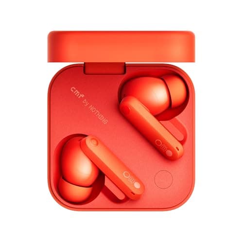 CMF Buds Pro 2 Wireless Earbuds with Smart Dial, 50dB Hybrid Noise Cancelling Earbuds Wireless Bluetooth 5.3, 11mm Bass with LDAC, 6 Hi-Res Audio Mics, 43H Playtime, Fast Charging Case, Orange