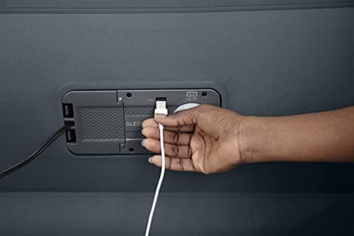 Sleeplux Tough Guard Air Mattress Queen 22” with Snugable Top and Built-in AC Pump 8