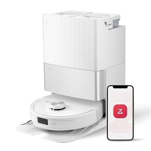 roborock Qrevo Master Robot Vacuum and Mop Combo, 10,000Pa Suction, FlexiArm Design Side Brush & Mop, Auto Mop Washing & Drying, Self-Emptying&Refilling, Dock Self-Cleaning, Obstacle Avoidance, White