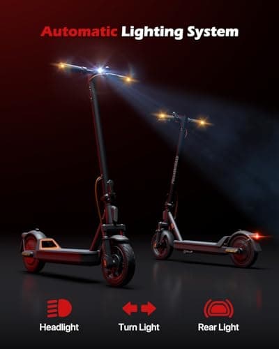 Electric Scooter with Suspension Long Range Electric Scooter for Adults 10inTires,E Scooter with Smart APP Control for Commuting, Outdoor, Short Travel UL2272 7