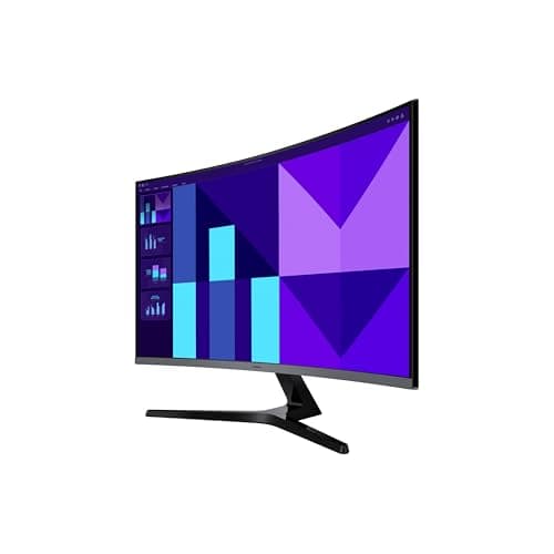 Samsung 32-inch S3 (S39GD) FHD 100Hz Curved Monitor, Game Mode, Eye Saver Mode, Multiple Connectivity with HDMI Port, Built-In Speakers, LS32D396GANXZA, 2025 10