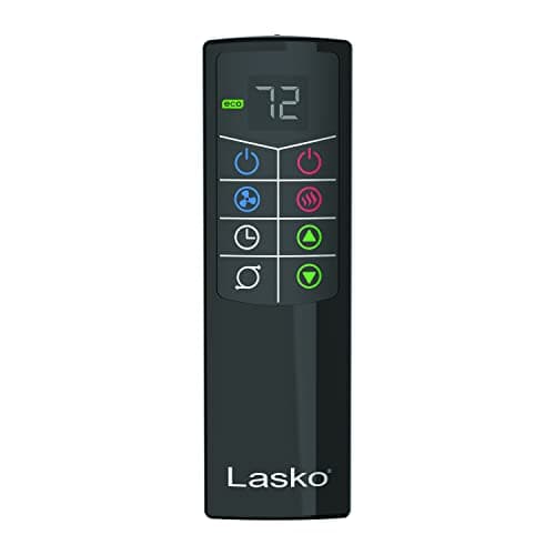 Lasko Oscillating All Season Tower Fan and Space Heater in One for Home with Adjustable Thermostat, Overheat Protection, 4 Fan Speeds, 3 Heat Settings and Remote, 42 Inches, 1500W, Gray, FH515 14
