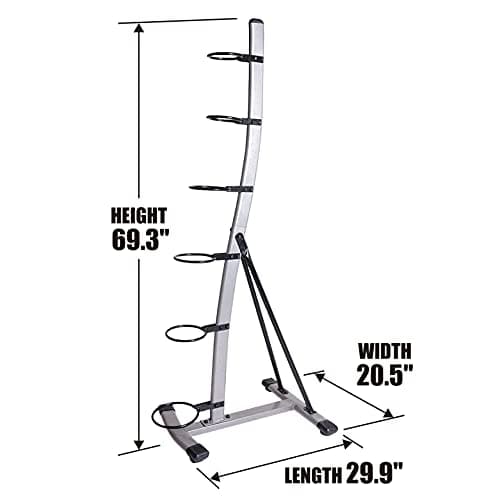 WF Athletic Supply Medicine Ball - Durable Rubber, Textured Grip, 4-Tier Rack, 2-12lb Balls 7