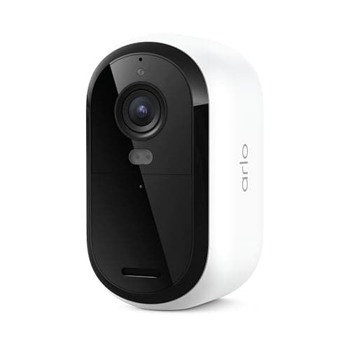 Arlo Essential Security Cameras Wireless Outdoor 2K (3rd Gen, 2025 Release) - Battery Power, Person Recognition, Package Detection, Animated Preview, 1-Month Trial of Secure Plan, 1 Cam, White