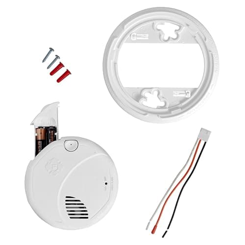 First Alert Interconnect Hardwire Dual Sensor Smoke Alarm with Battery Backup, SM300-AC, 3-Pack 4