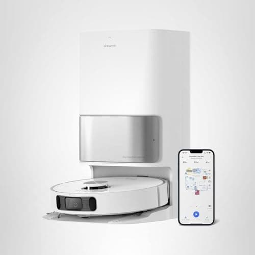 dreame L10s Ultra Robot Vacuum and Mop Combo, Auto Mop Cleaning and Drying, Self-Refilling and Self-Emptying Base for 60 Days of Cleaning, 5300Pa Suction and AI Navigation, Compatible with Alexa 8