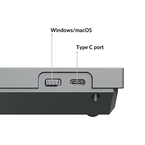 Keychron Q2 Custom Mechanical Keyboard Full Aluminum Wired Barebone Version, QMK/VIA Programmable Macro, Compatible with Mac Windows Linux, Hot-Swappable 65% Layout, Double-Gasket DIY Kit - Grey 6
