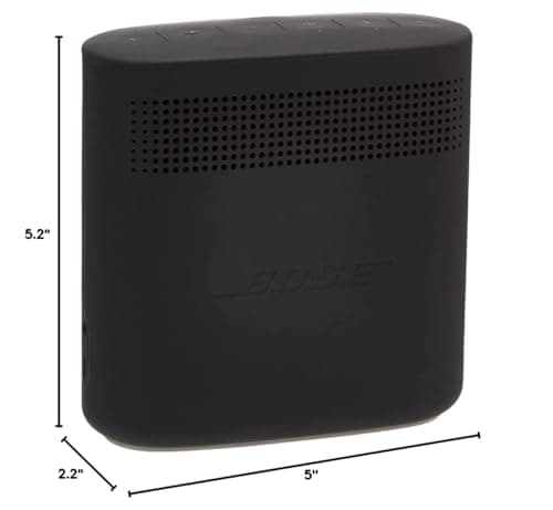 Bose SoundLink Color II: Portable Bluetooth, Wireless Speaker with Microphone- Soft Black 8