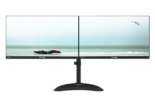KS Doublesight Displays 2 Full HD 24” Monitors (1920 x 1080), 75Hz, Dual Monitor Stand Combo