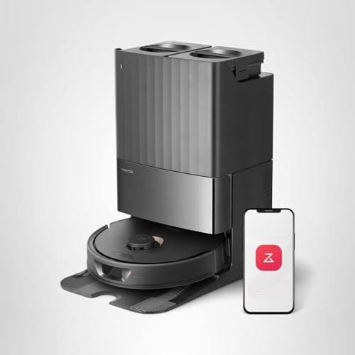 Roborock Qrevo 2R3W Robot Vacuum and Mop, Auto-Drying, Auto Mop Washing, Dual Spinning Mops, Auto Mop Lifting, Self-Refilling, Self-Emptying, Reactive Tech Obstacle Avoidance, 5500Pa Suction, Black 9