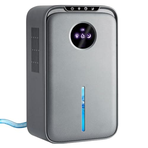 Dehumidifier(88.0OZ) for Bedroom With Drain Hose Timer Quiet Portable Dehumidifier with Auto Shut Off for Home Bathroom Basement Kitchen RV Closet(1000Sq.ft)