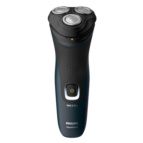 Philips Norelco Shaver Series 1000 Wet or Dry Electric Shaver, ComfortCut Blades, 3-Directional Flex Heads, One-Touch Open, 40 Minutes of Cordless Shaving from an 8-Hour Charge