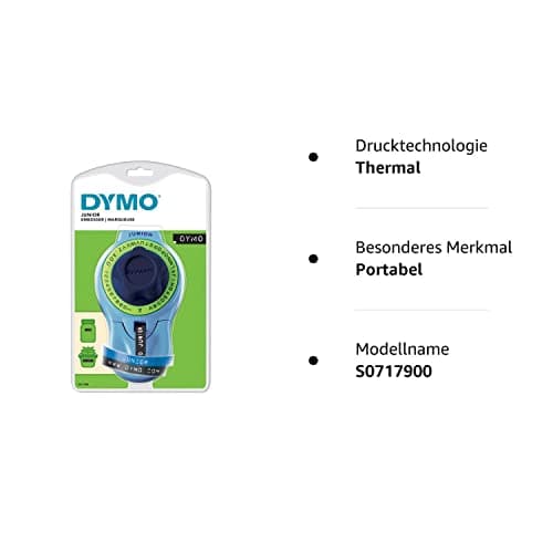 Dymo Junior Home Embossing Label Maker | 42 Character Wheel with Large Knob | No Batteries Required 11