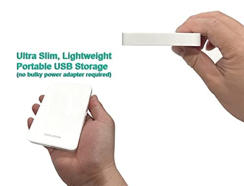 Avolusion HD250U3-Z1-PRO-WH 1TB USB 3.0 Portable External Gaming Hard Drive - White (for PS5 / PS4, Pre-Formatted) 5