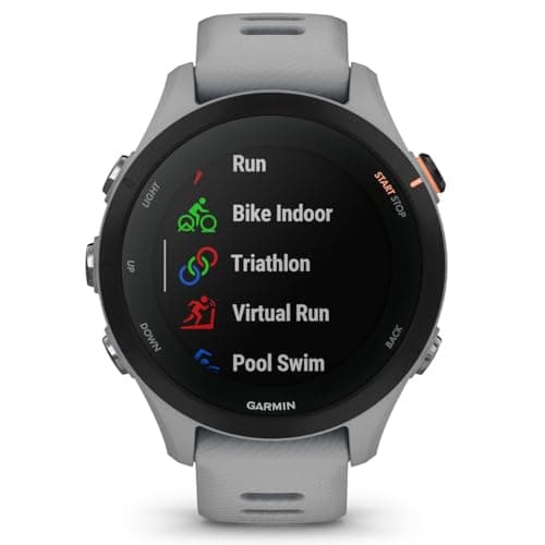 Garmin Forerunner® 255S, Smaller GPS Running Smartwatch, Advanced Insights, Long-Lasting Battery, Powder Gray 5