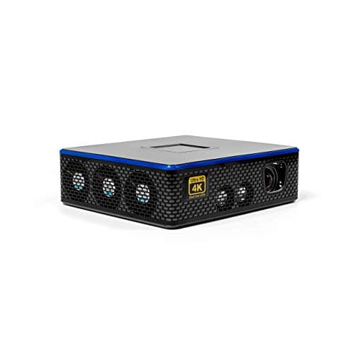 AAXA 4K1 Native 4K DLP Home Theater Projector, 30,000 Hour LEDs, Mercury Free, Native 4K UHD Resolution, Dual HDMI with HDCP 2.2, 1500 Lumens, E-Focus, Portable Size 5